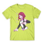 My Hero Academia – Uraraka Apple Green Men's T-shirt for Anime, My Hero Academia