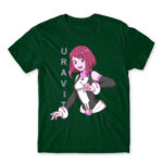 My Hero Academia – Uraraka Bottle Green Men's Tee for Anime, My Hero Academia