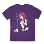 My Hero Academia – Uraraka Dark Purple Men's T-shirt for Anime, My Hero Academia