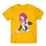 My Hero Academia – Uraraka Gold Men's T-shirt for Anime, My Hero Academia