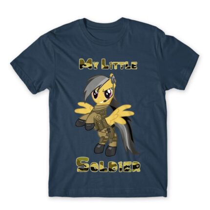 My Little Soldier Denim Men's T-shirt for Soldier, Work