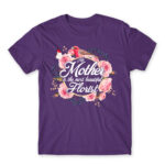 My mum is a florist Dark Purple Men's T-shirt for Florist, Work