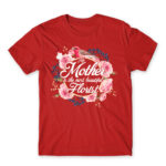 My mum is a florist Red Men's T-shirt for Florist, Work