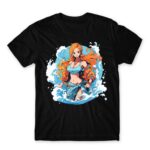 Nami – Ocean Black Men's Tee for Anime, One Piece
