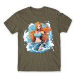 Nami – Ocean Zinc Men's T-shirt for Anime, One Piece