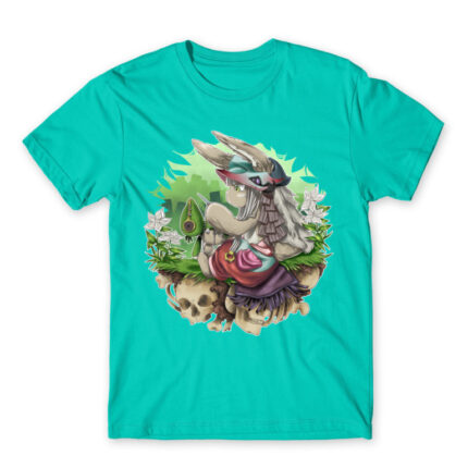 Nanachi Turquoise Men's T-shirt for Anime, Made In Abyss