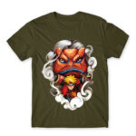 Naruto and Gamakichi Army Men's T-shirt for Anime, Naruto
