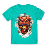 Naruto and Gamakichi Turquoise Men's Tee for Anime, Naruto
