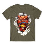 Naruto and Gamakichi Zinc Men's Tee for Anime, Naruto
