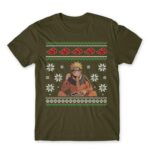 Naruto Christmas design Army Men's Tee for Anime, Naruto