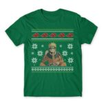 Naruto Christmas design Kelly Green Men's Tee for Anime, Naruto