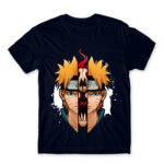 Naruto – Demon split Navy Men's Tee for Anime, Naruto