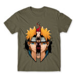 Naruto – Demon split Zinc Men's Tee for Anime, Naruto