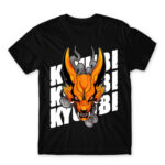 Naruto – Kyuubi Black Men's Tee for Anime, Naruto