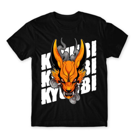 Naruto – Kyuubi Black Men's Tee for Anime, Naruto