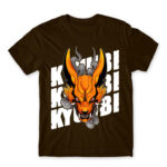 Naruto – Kyuubi Chocolate Men's T-shirt for Anime, Naruto