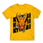 Naruto – Kyuubi Gold Men's T-shirt for Anime, Naruto