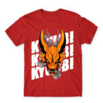 Naruto – Kyuubi Red Men's T-shirt for Anime, Naruto