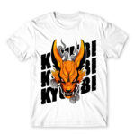 Naruto – Kyuubi White Men's T-shirt for Anime, Naruto