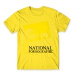 National Pornographic Lemon Men's T-shirt for Brand Parody, Funny