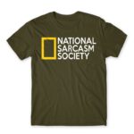 National Sarcasm Society Army Men's T-shirt for Funny, Sarcastic Humour