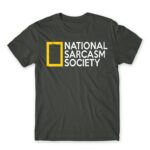 National Sarcasm Society Dark Grey Men's T-shirt for Funny, Sarcastic Humour