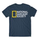 National Sarcasm Society Denim Men's T-shirt for Funny, Sarcastic Humour