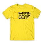 National Sarcasm Society Lemon Men's T-shirt for Funny, Sarcastic Humour