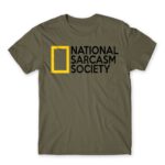 National Sarcasm Society Zinc Men's T-shirt for Funny, Sarcastic Humour