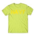 NAVY Apple Green Men's Tee for Soldier, Work