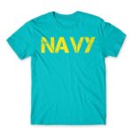NAVY Atoll Blue Men's Tee for Soldier, Work