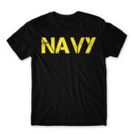 NAVY Black Men's Tee for Soldier, Work