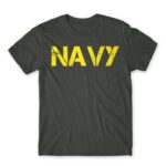 NAVY Dark Grey Men's T-shirt for Soldier, Work