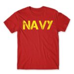NAVY Red Men's Tee for Soldier, Work