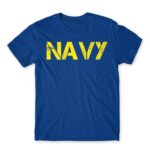 NAVY Royal Blue Men's Tee for Soldier, Work