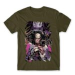 Nezuko Art Army Men's Tee for Anime, Kimetsu No Yaiba