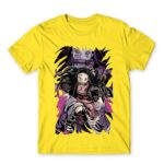 Nezuko Art Lemon Men's T-shirt for Anime, Kimetsu No Yaiba