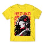 Nezuko portrait Lemon Men's T-shirt for Anime, Kimetsu No Yaiba