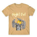 Night Owl Sand Men's T-shirt for Anime, Original Art