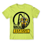 Ninja assasin Apple Green Men's T-shirt