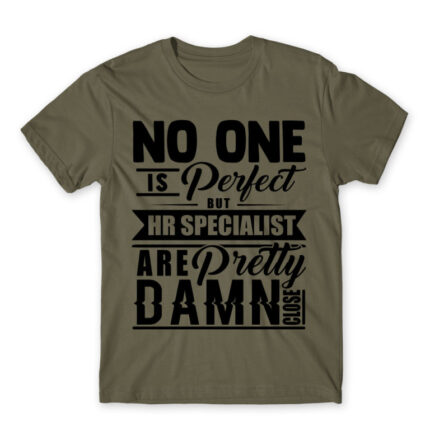 No one is perfect, but HR specialists Zinc Men's Tee for Human Resources, Work