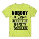 No one is perfect – courier Apple Green Men's Tee for Courier, Work