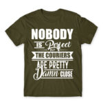 No one is perfect – courier Army Men's T-shirt for Courier, Work