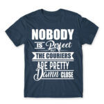No one is perfect – courier Denim Men's T-shirt for Courier, Work
