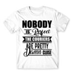No one is perfect – courier White Men's Tee for Courier, Work