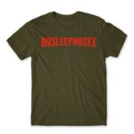 No Sleep – No Sex Army Men's Tee for Brand Parody, Funny