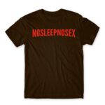 No Sleep – No Sex Chocolate Men's T-shirt for Brand Parody, Funny