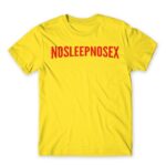 No Sleep – No Sex Lemon Men's T-shirt for Brand Parody, Funny