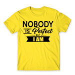 Nobody is perfect – but I am Lemon Men's T-shirt for Badass, Funny