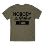 Nobody is perfect – but I am Zinc Men's Tee for Badass, Funny